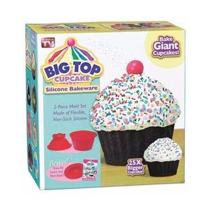 NEW Big Top Cupcake Silicone Bakeware As Seen OnTV
